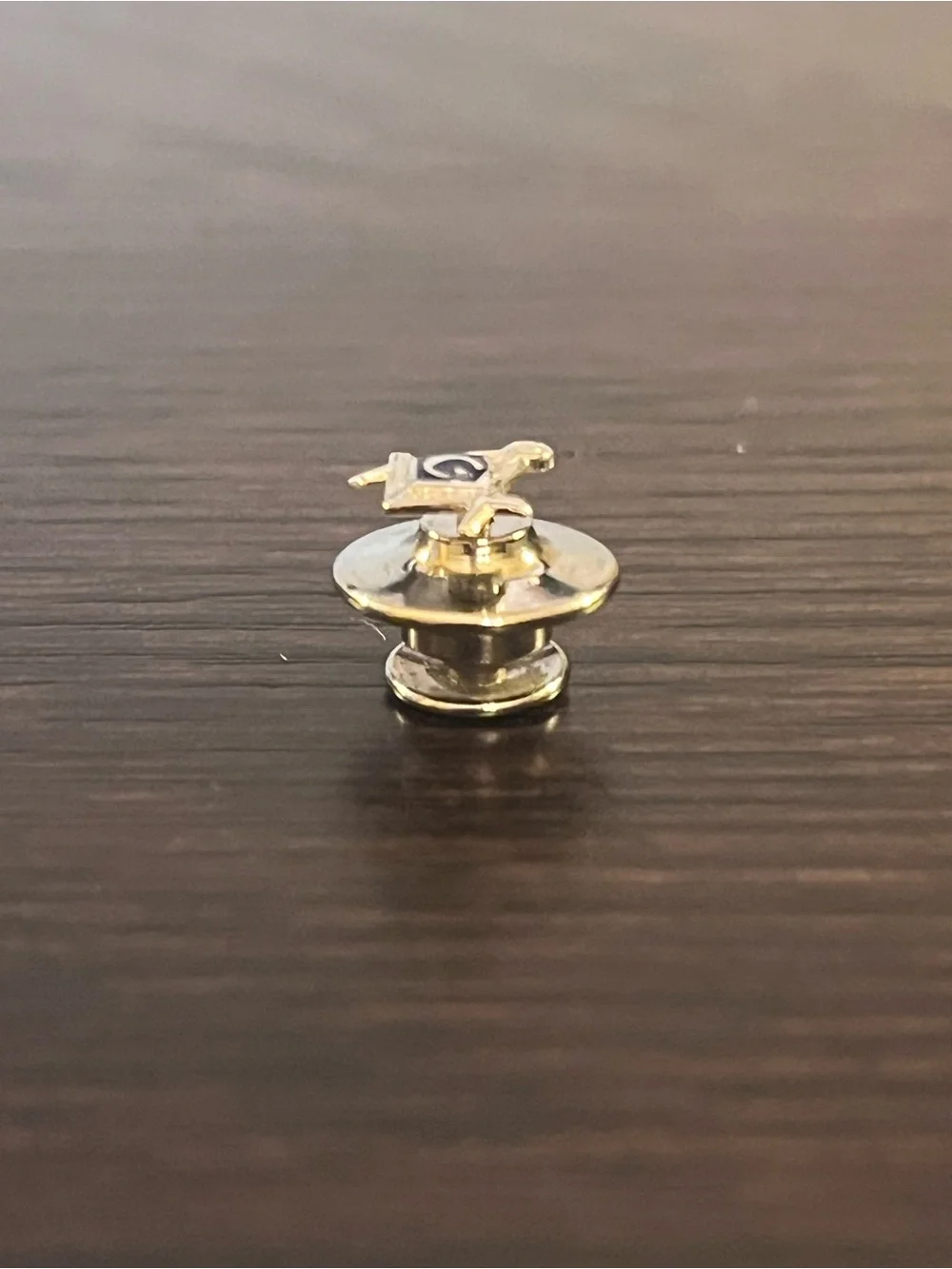 Vintage 14K Solid Gold Masonic Blue Lodge Lapel Pin / Tie Tack Estate Jewelry